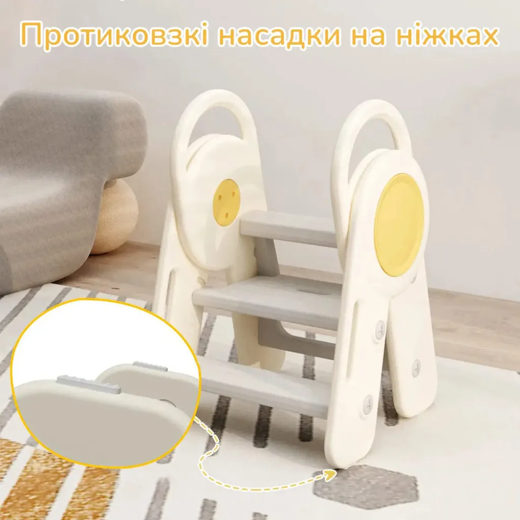 Детский табурет-лестница Lumpurini Leonardo на 3 ступеньки Детский табурет-лестница Lumpurini Leonardo на 3 ступеньки
