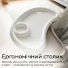 Стільчик для годування, електронна гойдалка для немовлят Lumpurini Maglorio Elettrico 3-в-1, білий - Фото№9