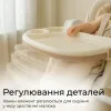 Стільчик для годування, електронна гойдалка для немовлят Lumpurini Maglorio Elettrico 3-в-1, білий - Фото№11