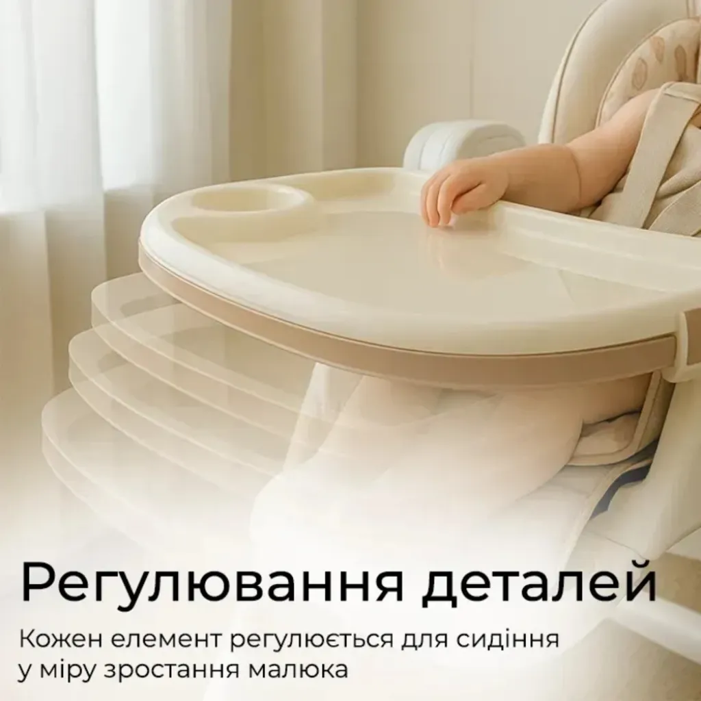 Стільчик для годування, електронна гойдалка для немовлят Lumpurini Maglorio Elettrico 3-в-1, білий Стільчик для годування, електронна гойдалка для немовлят Lumpurini Maglorio Elettrico 3-в-1, білий