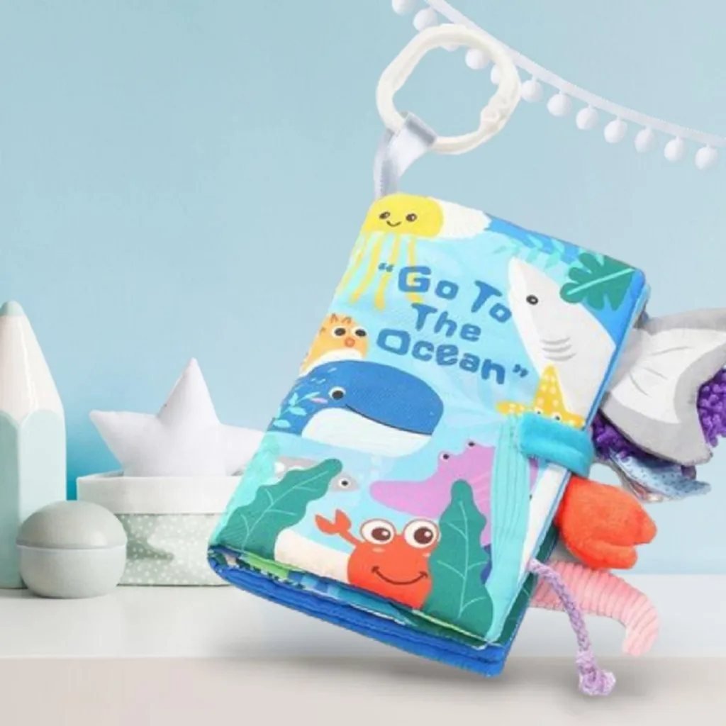 Развивающая мягкая книжечка Babyono "Вперед к океану" Развивающая мягкая книжечка Babyono "Вперед к океану"