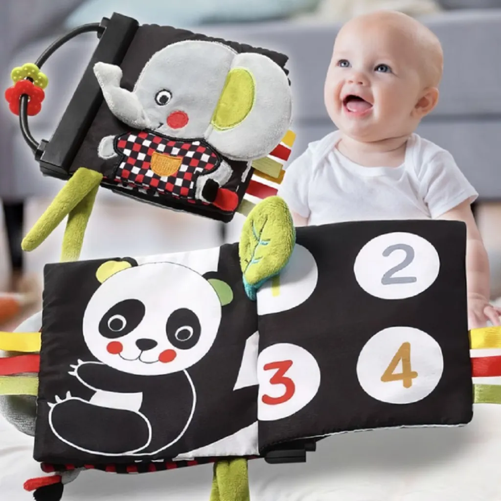 Розвиваюча м'яка книжечка Babyono "C-More" Розвиваюча м'яка книжечка Babyono "C-More"