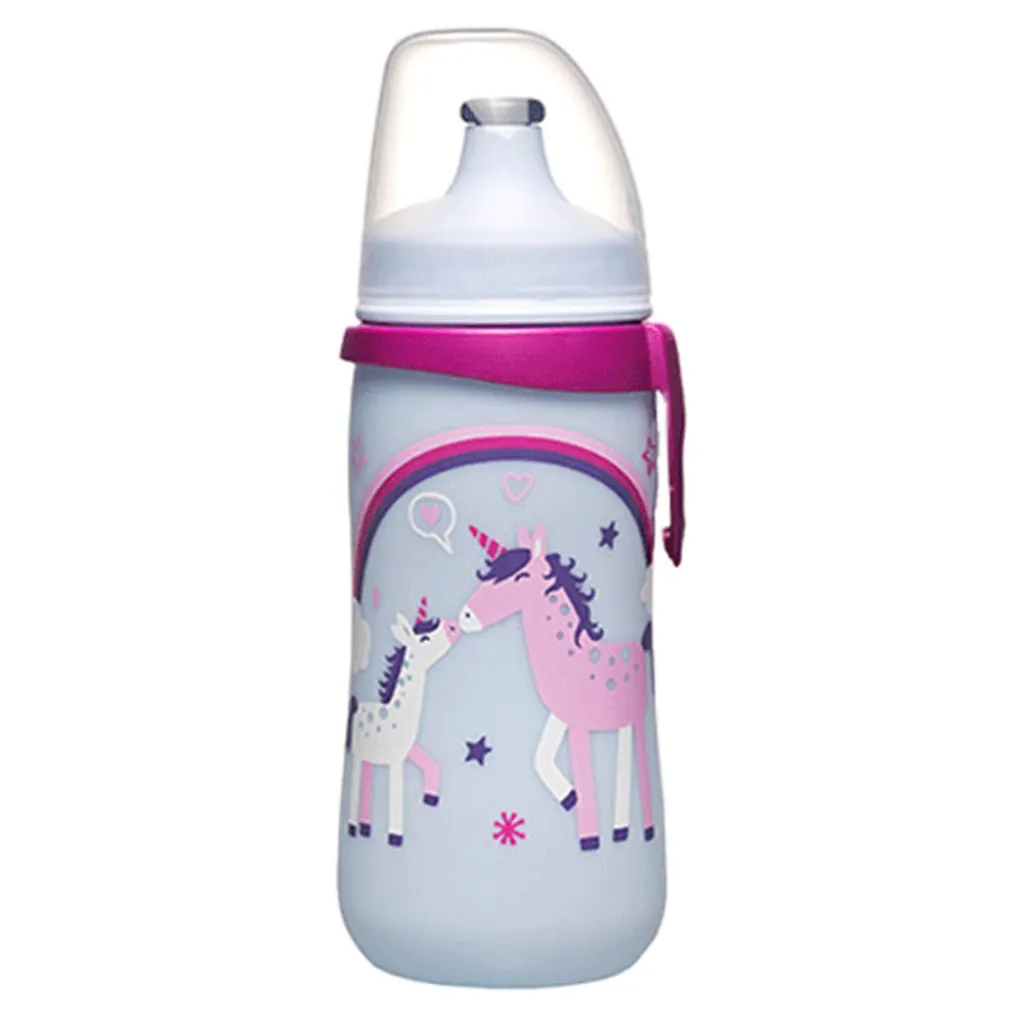 Поилка РР NIP Kids Cup PET-Box "Д" с выдвижной крышечкой 330 мл от 18 мес, розовый Поилка РР NIP Kids Cup PET-Box "Д" с выдвижной крышечкой 330 мл от 18 мес, розовый