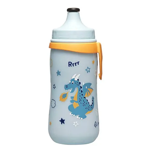 Поилка РР NIP Kids Cup PET-Box "Х" с выдвижной крышечкой 330 мл от 18 мес, синий - Фото№1 Поилка РР NIP Kids Cup PET-Box "Х" с выдвижной крышечкой 330 мл от 18 мес, синий - Фото№1