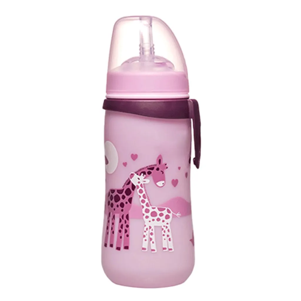 Поїлка РР NIP Straw Cup PET-Box "Д" з соломинкою 330 мл від 12 міс, рожевий Поїлка РР NIP Straw Cup PET-Box "Д" з соломинкою 330 мл від 12 міс, рожевий