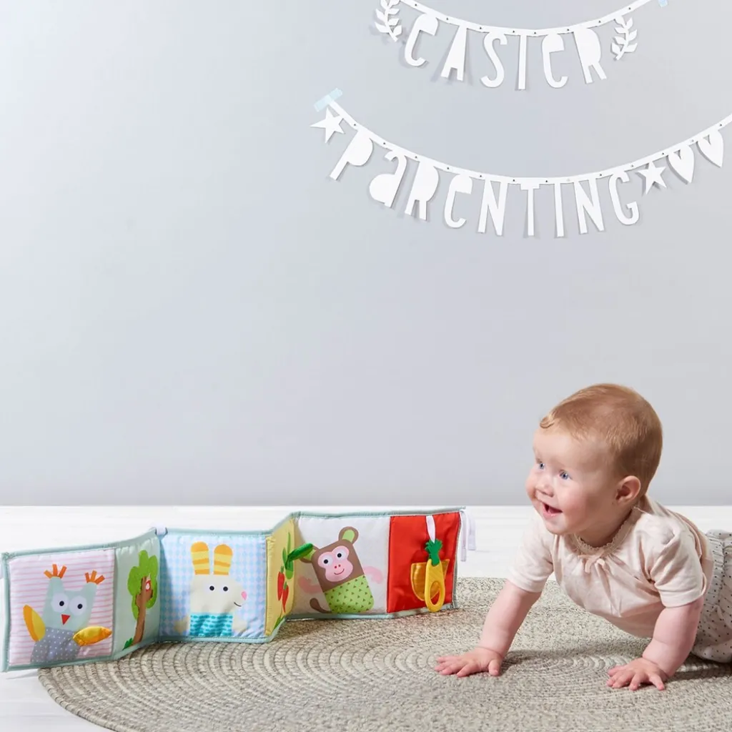 Розвиваюча книжка-розкладушка Taf Toys Мишенята-Мавпенята Розвиваюча книжка-розкладушка Taf Toys Мишенята-Мавпенята