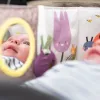 Развивающая книжка-раскладушка коллекции Taf Toys "Садочок в городе" Зайчики - Фото№7