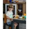 Комплект меблів TEGGI MULTIFUN+2 стільця, графітовий/гірчичний - Фото№4