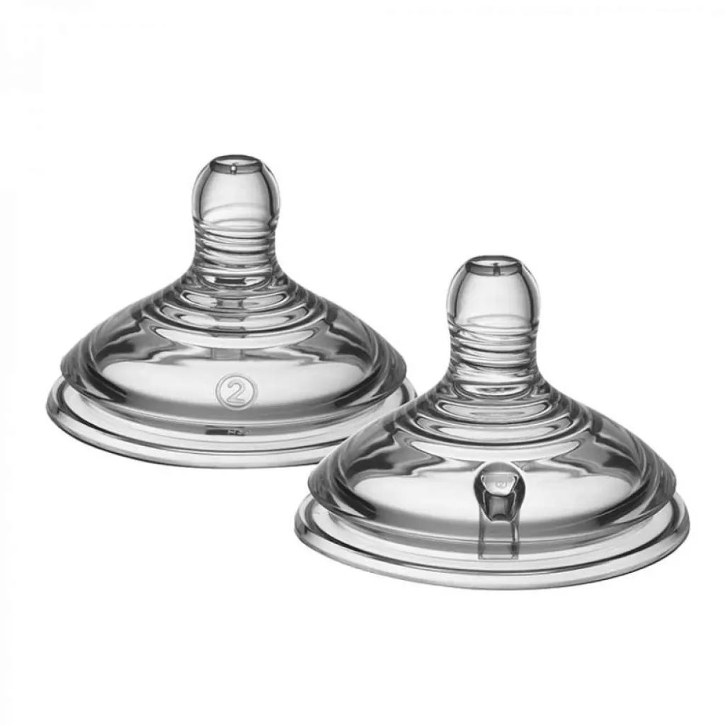 Соски Tommee Tippee Closer to Nature 3+ мес. средний поток 2 шт
