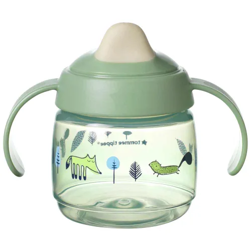 Чашка Tommee Tippee SUPERSTAR SIPPEE 190 мл 4 мес, зеленая - Фото№1 Чашка Tommee Tippee SUPERSTAR SIPPEE 190 мл 4 мес, зеленая - Фото№1