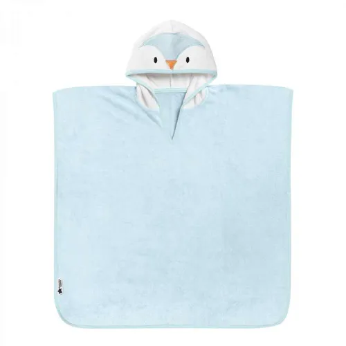 Полотенце-пончо Tommee Tippee SPLASHTIME PENNY THE PENGUIN 2-4 года, голубое - Фото№1