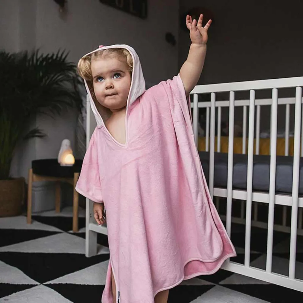Полотенце-пончо Tommee Tippee SPLASHTIME PENNY THE PENGUIN 2-4 года, розовое