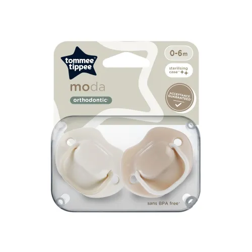 Пустушка MODA Orthodontic 0-6 міс, 2 шт - Фото№1