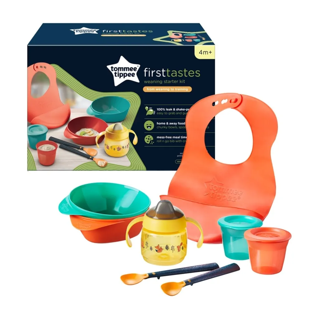 Набор посуды Tommee Tippee First Tastes TT0268-2 4 месяца, разноцветный