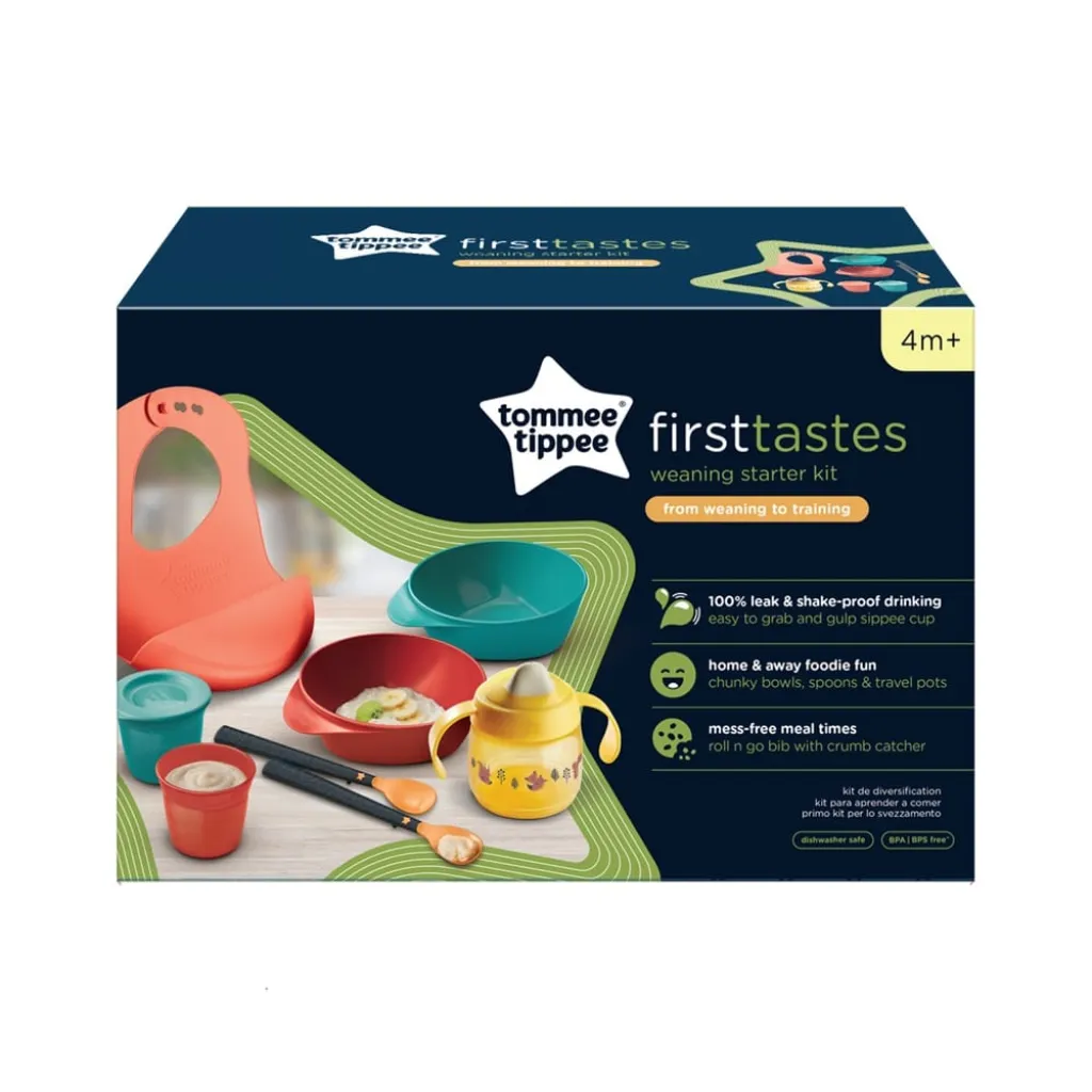 Набор посуды Tommee Tippee First Tastes TT0268-2 4 месяца, разноцветный