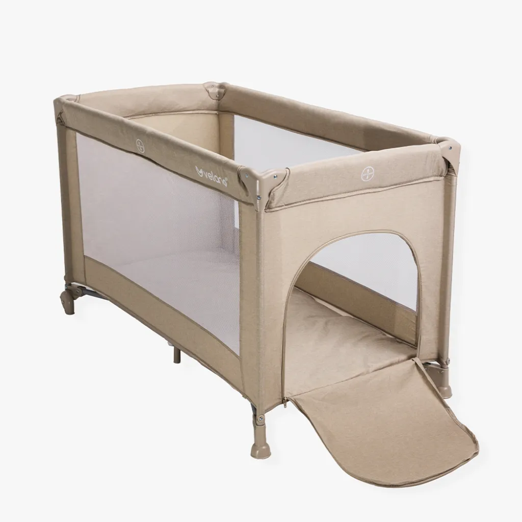 Кровать-манеж детская Velano Flexi 46157, бежевый Кровать-манеж детская Velano Flexi 46157, бежевый