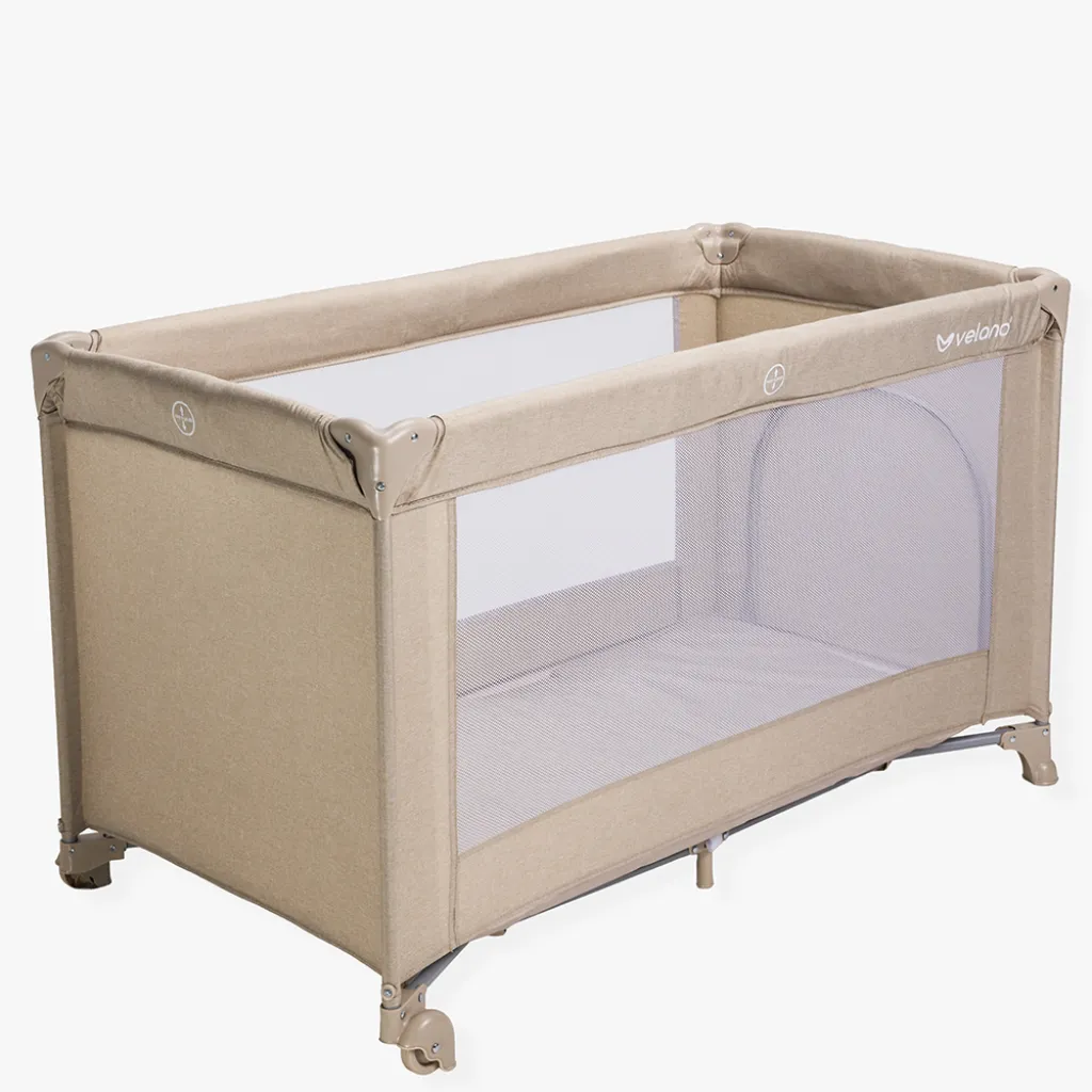 Кровать-манеж детская Velano Flexi 46157, бежевый Кровать-манеж детская Velano Flexi 46157, бежевый