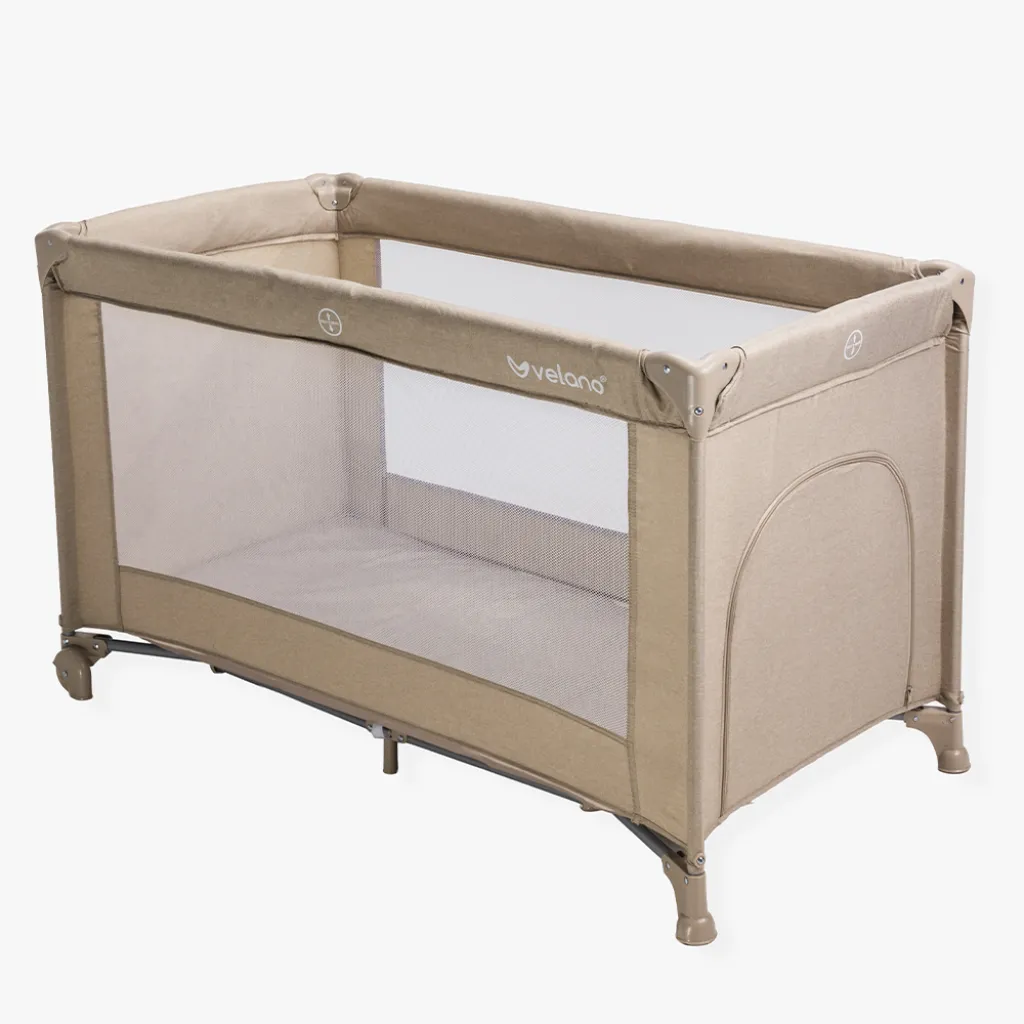 Кровать-манеж детская Velano Flexi 46157, бежевый Кровать-манеж детская Velano Flexi 46157, бежевый
