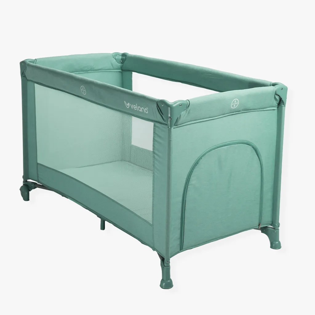 Ліжко-манеж дитяче Velano Flexi 46155, м'ятний Ліжко-манеж дитяче Velano Flexi 46155, м'ятний