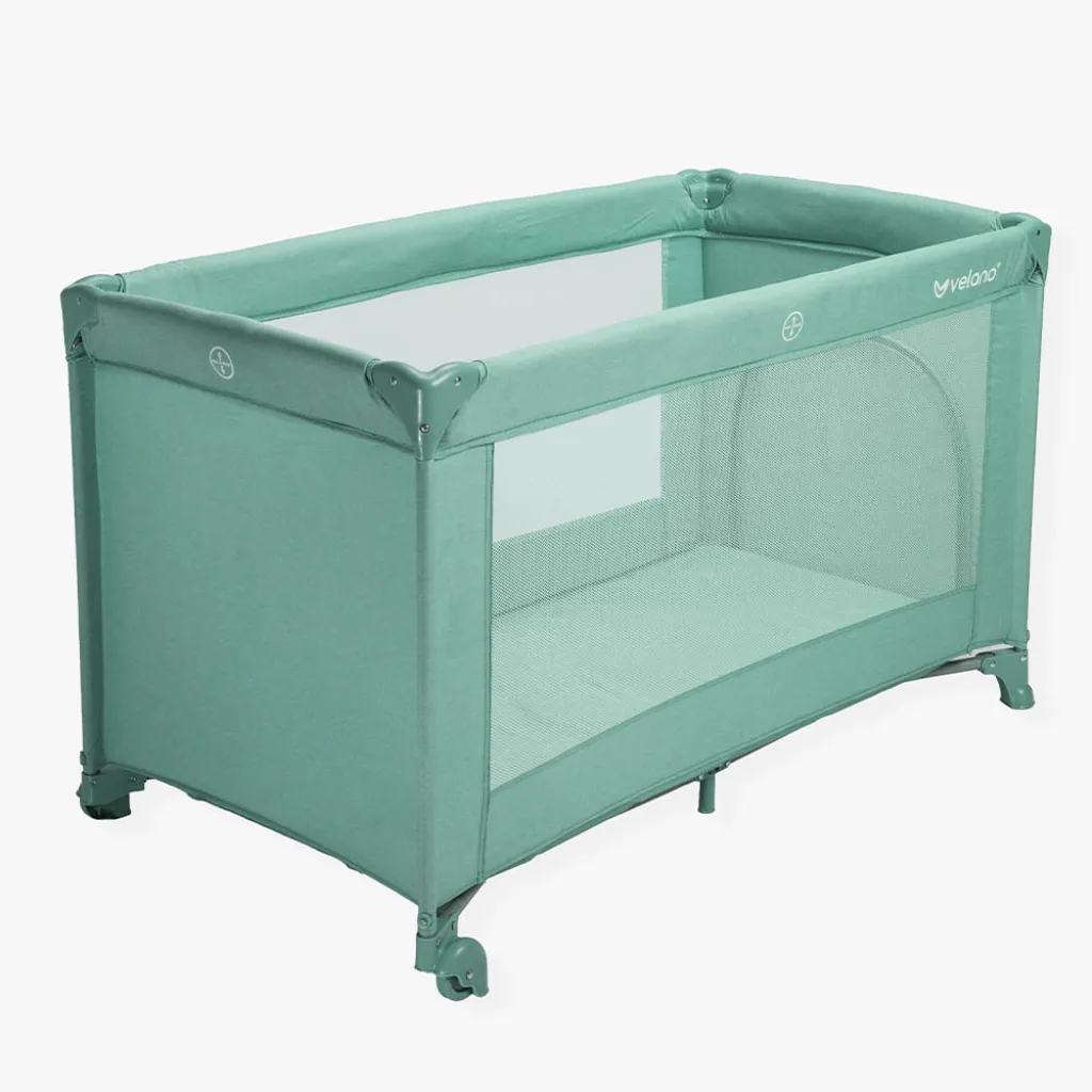 Ліжко-манеж дитяче Velano Flexi 46155, м'ятний Ліжко-манеж дитяче Velano Flexi 46155, м'ятний