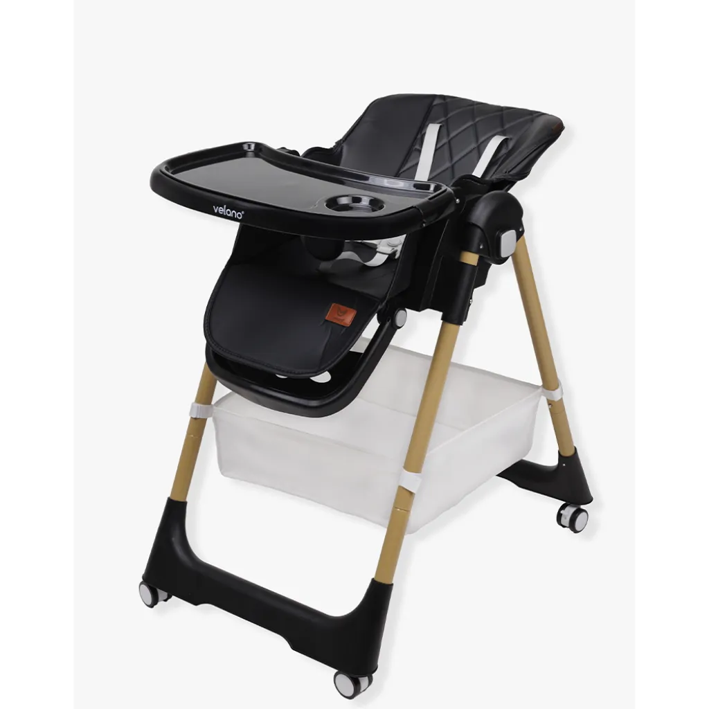 Стул для кормления ребенка Velano Nexi 45677, черный Стул для кормления ребенка Velano Nexi 45677, черный