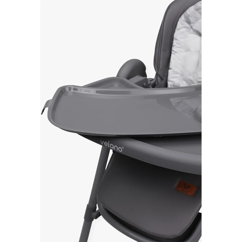 Стул-качалка для кормления ребенка 2в1 Velano Nomi 45680, черный Стул-качалка для кормления ребенка 2в1 Velano Nomi 45680, черный