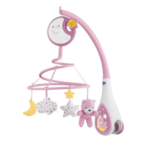 Игрушка на кровать "Подвесная карусель NEXT2DREAMS" Chicco, розовый - Фото№1