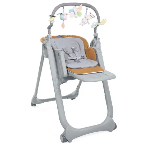 Стульчик для кормления Polly Magic RELAX Chicco коричневый - Фото№1 Стульчик для кормления Polly Magic RELAX Chicco коричневый - Фото№1