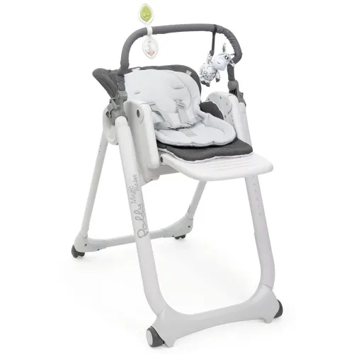 Стульчик для кормления Polly Magic RELAX Chicco серый - Фото№1 Стульчик для кормления Polly Magic RELAX Chicco серый - Фото№1