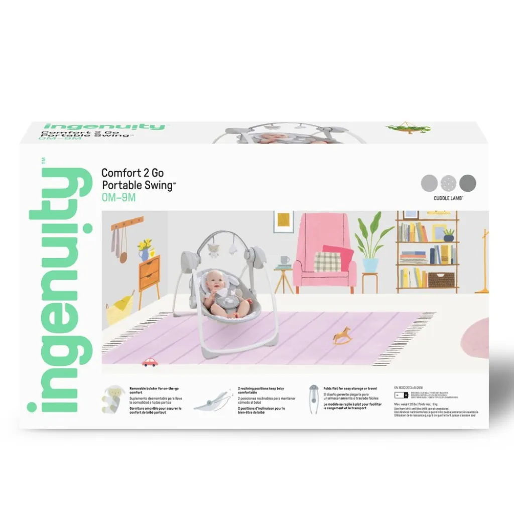 Кресло-качалка Ingenuity «Comfort 2 Go - Cuddle Lamb» Chicco