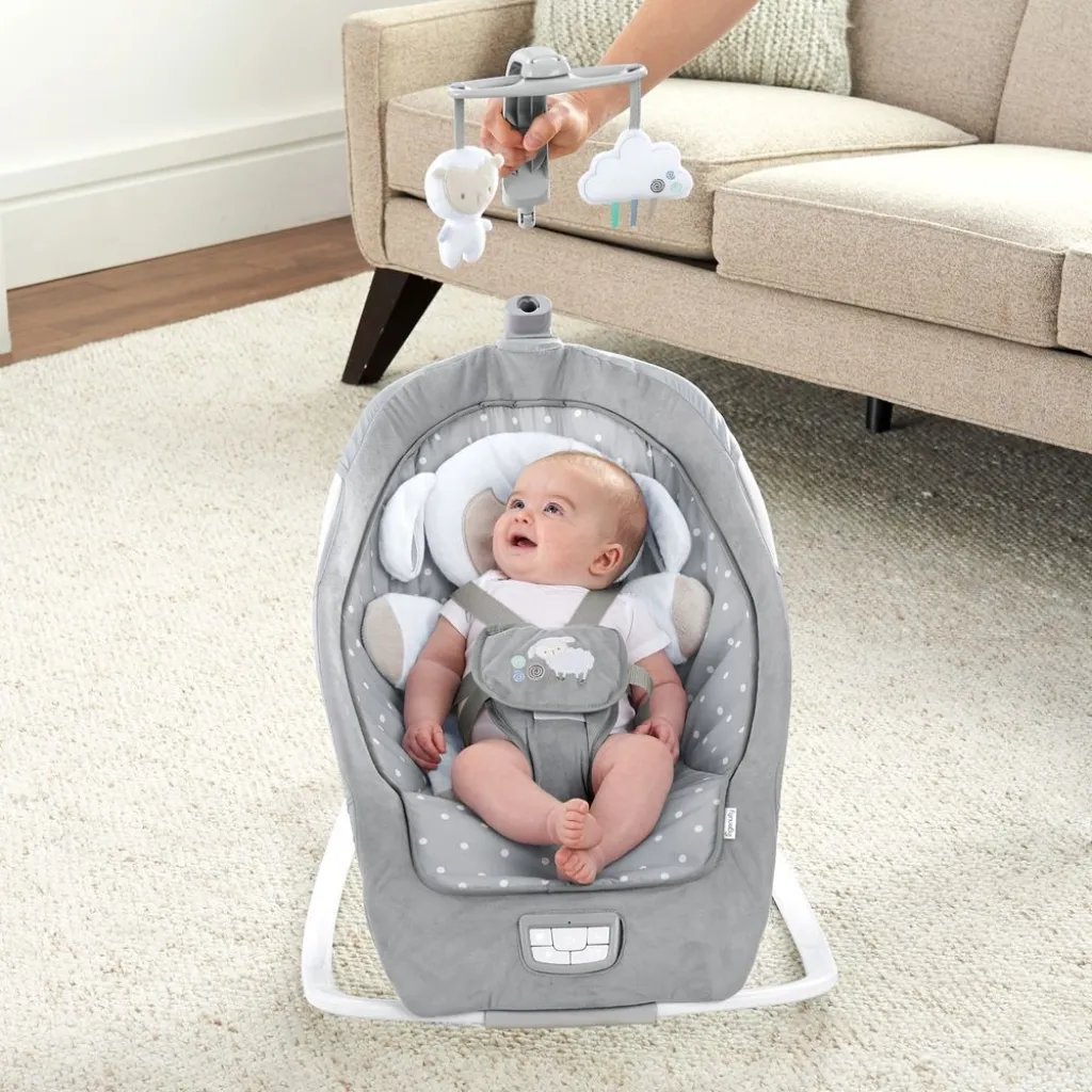 Кресло-шезлонг 2 в 1 Ingenuity Cuddle Lamb Кресло-шезлонг 2 в 1 Ingenuity Cuddle Lamb