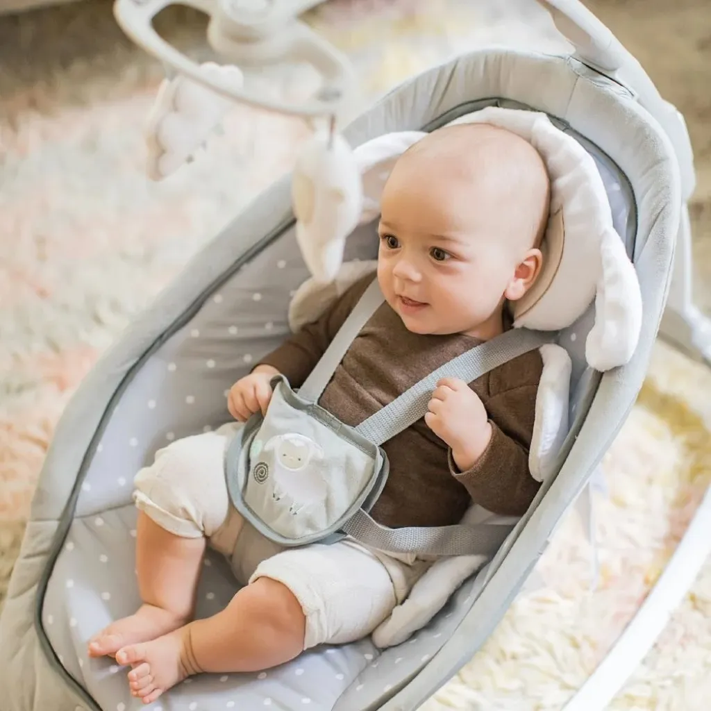 Кресло-шезлонг 2 в 1 Ingenuity Cuddle Lamb Кресло-шезлонг 2 в 1 Ingenuity Cuddle Lamb