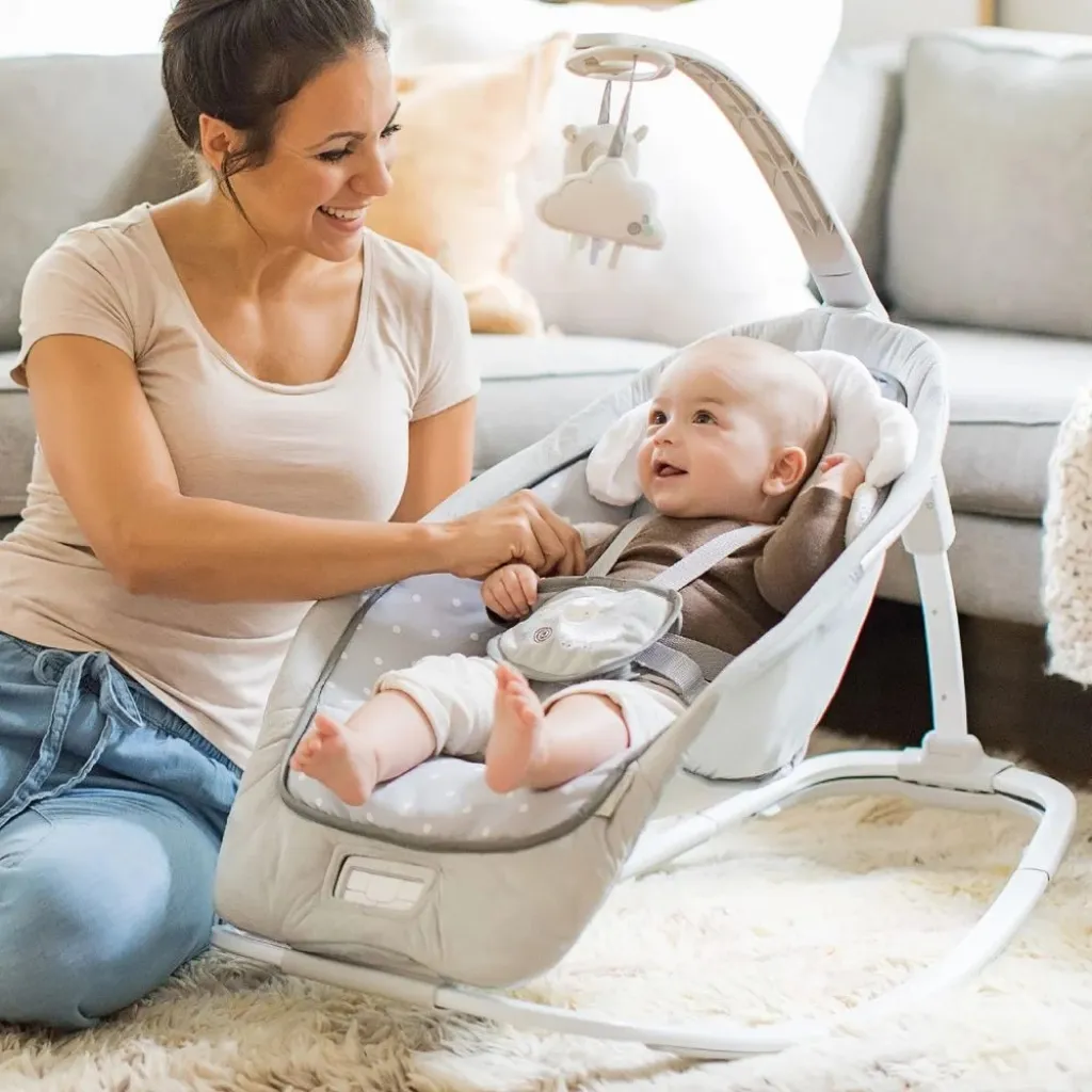 Кресло-шезлонг 2 в 1 Ingenuity Cuddle Lamb Кресло-шезлонг 2 в 1 Ingenuity Cuddle Lamb