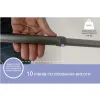 Тростина алюмінієва складна телескопічна 11874/SZ-G сіра - Фото№7