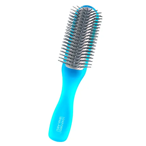 Іонна блакитна пластмасова щітка для волосся Oxford Biolabs Ionic Brush By Kent - Фото№1 Іонна блакитна пластмасова щітка для волосся Oxford Biolabs Ionic Brush By Kent - Фото№1