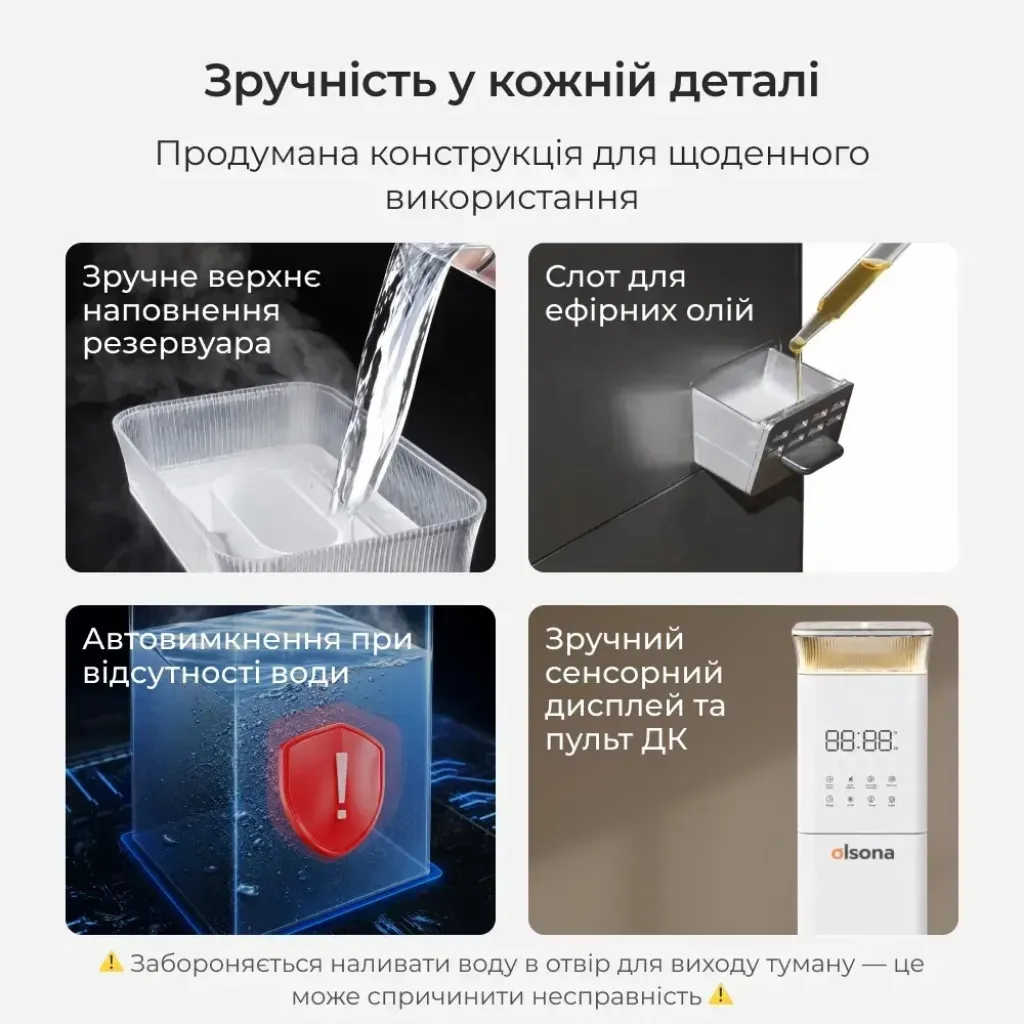 Потужний зволожувач повітря Ameliq Doctor-101 для великих приміщень, білий Потужний зволожувач повітря Ameliq Doctor-101 для великих приміщень, білий