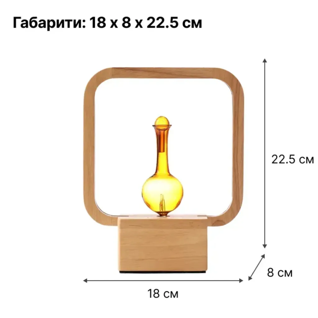 Еко-аромадифузор для дому з підсвічуванням 2-в-1 Doctor-101 Lumiеre Square