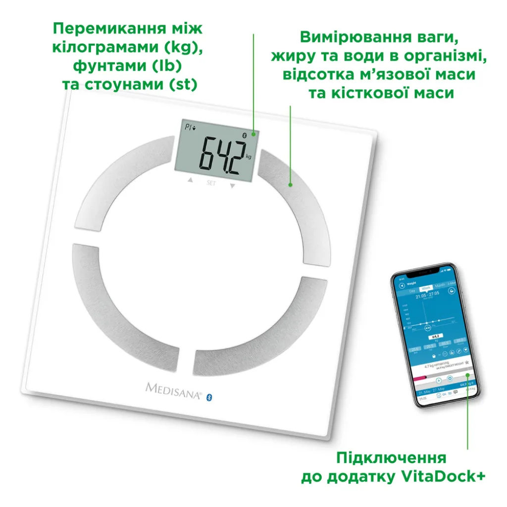 Смарт-весы Medisana BS 444 Смарт-весы Medisana BS 444