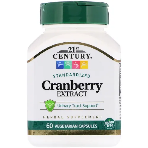 Екстракт журавлини, Cranberry, 21st Century, стандартизований, 60 капсул - Фото№1 Екстракт журавлини, Cranberry, 21st Century, стандартизований, 60 капсул - Фото№1