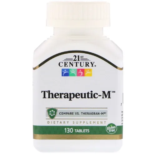 Поливитамины терапевтические-М, Therapeutic-M, 21st Century, 130 таблеток - Фото№1