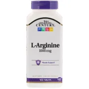 Аргінін, L-Arginine, 21st Century, 1000 мг, 100 таблеток Аргінін, L-Arginine, 21st Century, 1000 мг, 100 таблеток