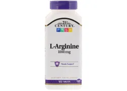 Аргинин, L-Arginine, 21st Century, 1000 мг, 100 таблеток Аргинин, L-Arginine, 21st Century, 1000 мг, 100 таблеток