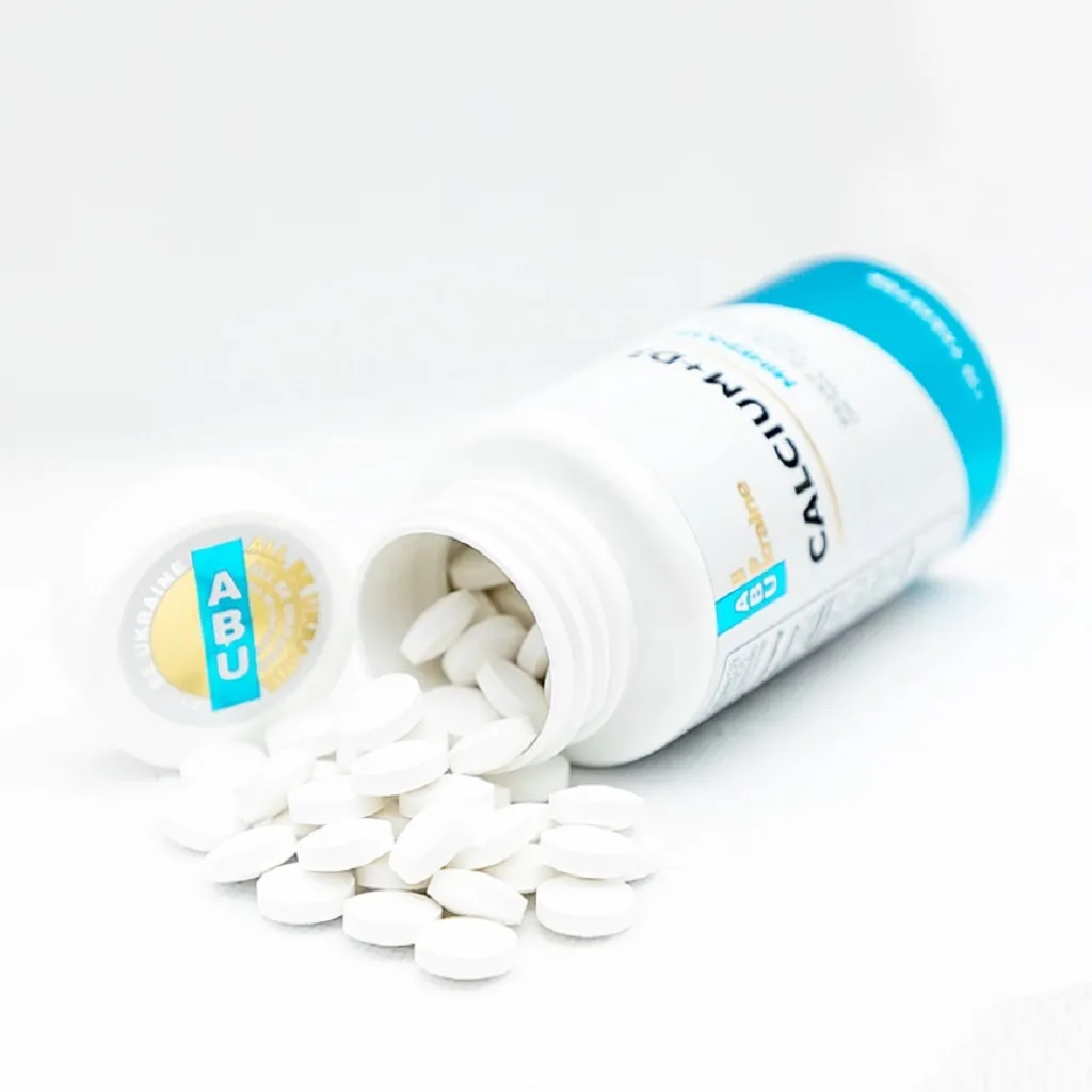 Кальцій з вітаміном Д3 Calcium+D3 ABU, 120 таблеток Кальцій з вітаміном Д3 Calcium+D3 ABU, 120 таблеток