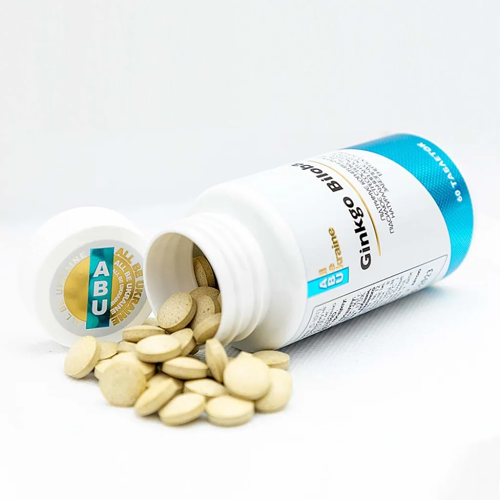 Гинкго Билоба Ginkgo Biloba ABU, 60 таблеток Гинкго Билоба Ginkgo Biloba ABU, 60 таблеток