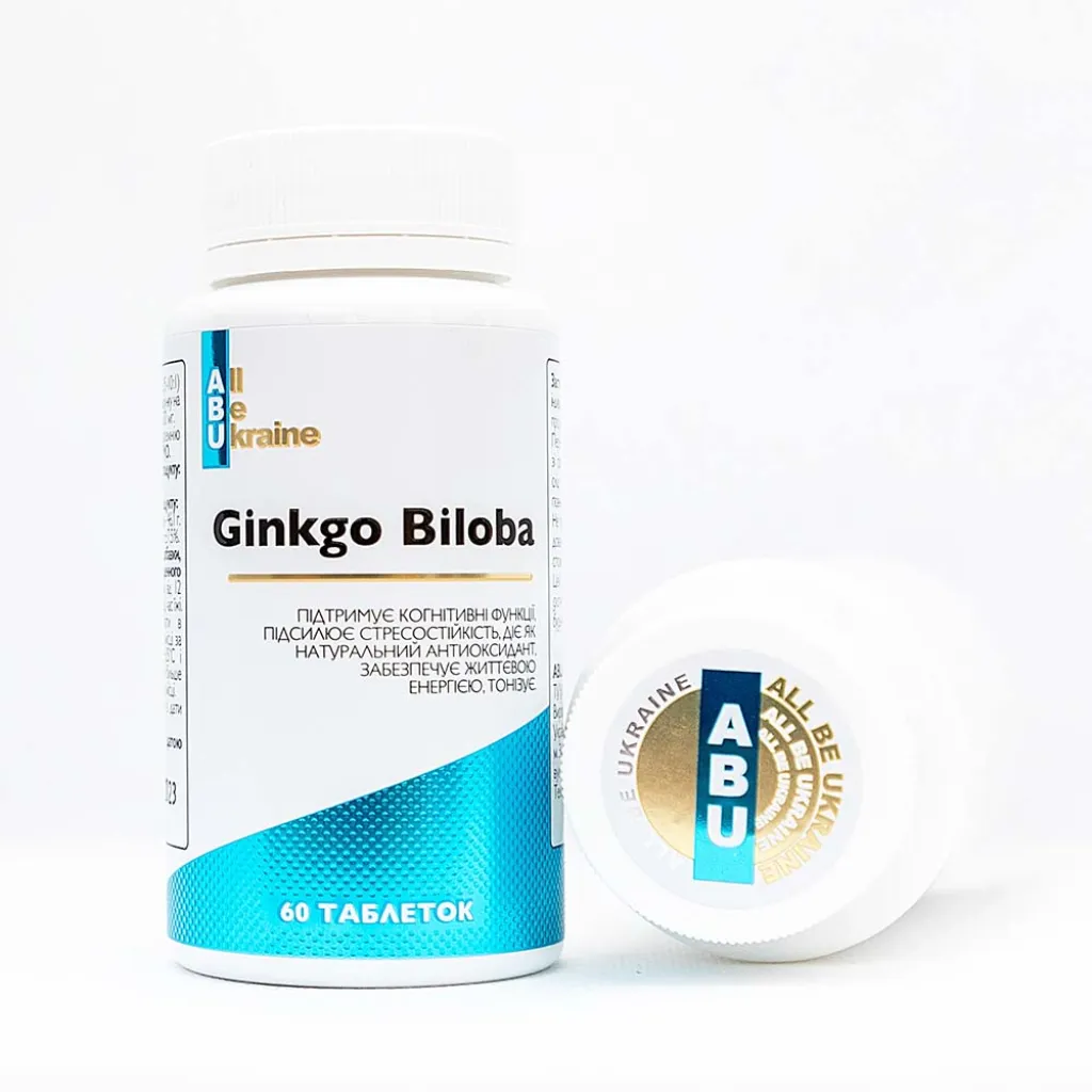 Гинкго Билоба Ginkgo Biloba ABU, 60 таблеток Гинкго Билоба Ginkgo Biloba ABU, 60 таблеток