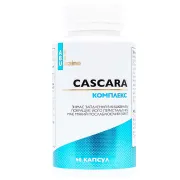 Комплекс для кишечника з крушиною, ромашкою та фенхелем Cascara ABU, 60 капсул