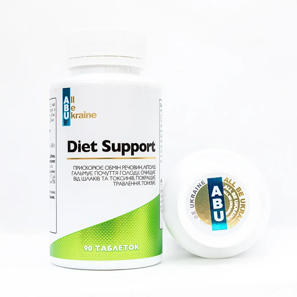 Комплекс для похудения и коррекции фигуры Diet Support ABU, 90 таблеток Комплекс для похудения и коррекции фигуры Diet Support ABU, 90 таблеток