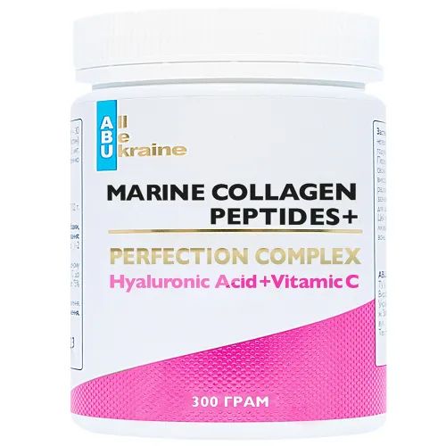 Комплекс красоты с морским коллагеном All Be Ukraine Marine Collagen Peptides+Perfection Complex, 300 г - Фото№1 Комплекс красоты с морским коллагеном All Be Ukraine Marine Collagen Peptides+Perfection Complex, 300 г - Фото№1