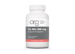 Екстракт бичачої жовчі Ox Bile, Allergy Research, 500 мг, 100 капсул Екстракт бичачої жовчі Ox Bile, Allergy Research, 500 мг, 100 капсул