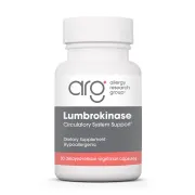 Люмброкіназа, Lumbrokinase, Allergy Research Group, 60 капсул